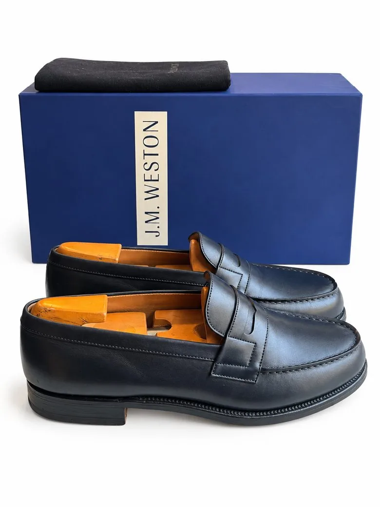 J.M. Weston 180 bleu nuit, pointure 39 EU