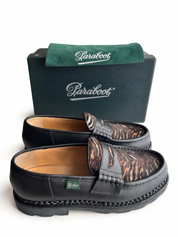 Paraboot Reims léopard, pointure 40,5 EU